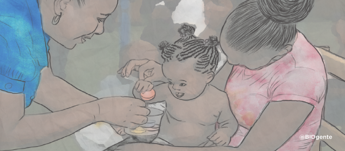 Las familias de Jamaica aprenden jugando