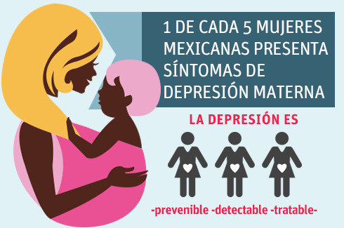 Una de cada cinco mujeres mexicanas presenta síntomas de depresión materna