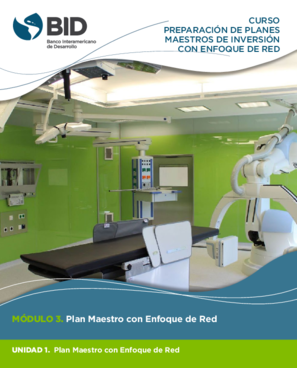 Curso Preparación de planes maestros de inversión con enfoque de red: Módulo 3: Plan maestro con enfoque de red: Unidad 1: Plan maestro con enfoque de red