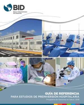 Guía de referencia para estudios de preinversión hospitalaria