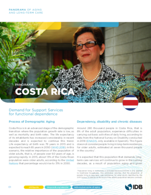 Panorama of Aging and Long-term Care: Summary Costa Rica