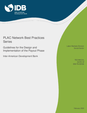 PLAC Network Best Practices Series: Guidelines for the Design and Implementation of the Payout Phase