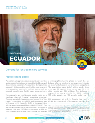 Panorama of Aging and Long-Term Care: Summary Ecuador