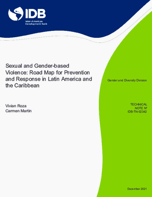 Sexual and Gender-based Violence: Road Map for Prevention and Response in Latin America and the Caribbean