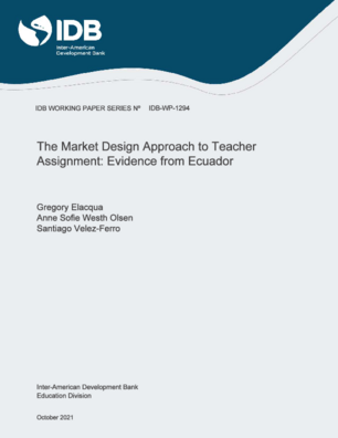 The Market Design Approach to Teacher Assignment: Evidence from Ecuador
