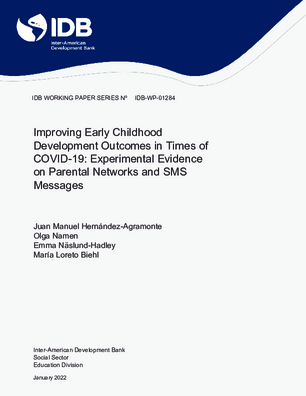 Improving Early Childhood Development Outcomes in Times of COVID-19: Experimental Evidence on Parental Networks and SMS Messages