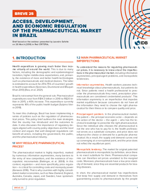 Breve 25: Access, development, and economic regulation of the pharmaceutical market in Brazil