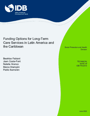 Funding Options for Long-Term Care Services in Latin America and the Caribbean