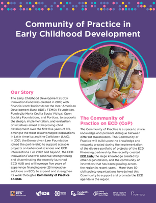 Comunidad de práctica en desarrollo infantil temprano