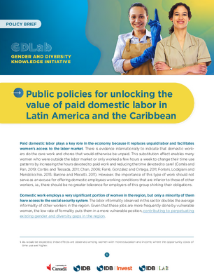 Public Policies for Unlocking the Value of Paid Domestic Labor in Latin America and the Caribbean