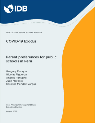 COVID-19 Exodus: Parent preferences for public schools in Peru