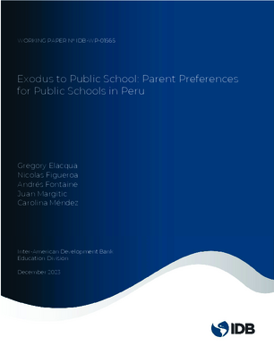 Exodus to Public School: Parent Preferences for Public Schools in Peru