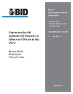 Consecuencias del aumento del impuesto al tabaco en Chile en el año 2010