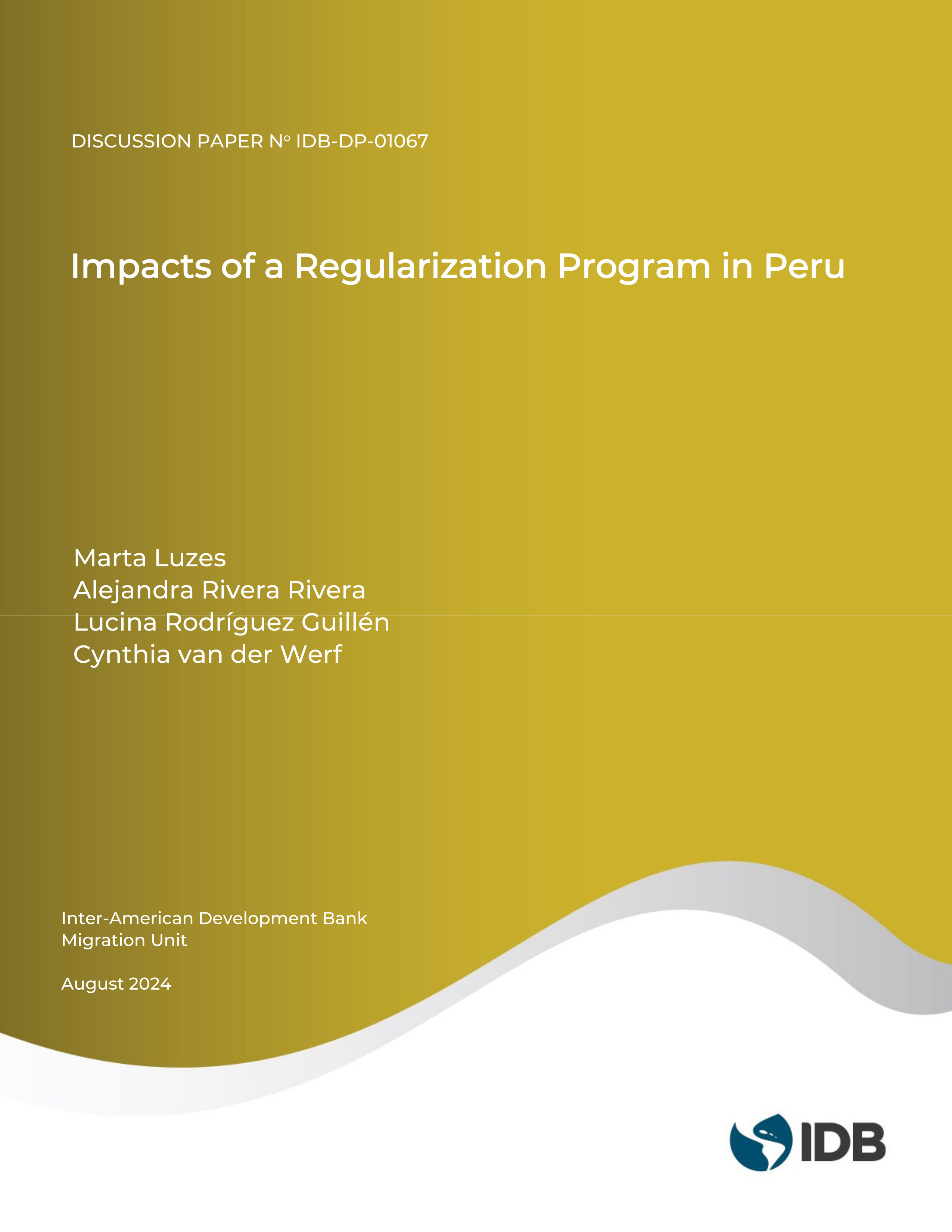 Impacts of a Regularization Program in Peru