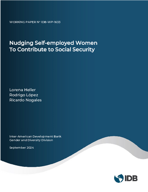Nudging Self-employed Women to Contribute to Social Security
