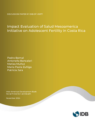 Impact Evaluation of Salud Mesoamerica Initiative  on Adolescent Fertility in Costa Rica