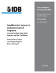 Conditions for Success in Implementing CCT Programs: Lessons for Asia from Latin America and the Caribbean
