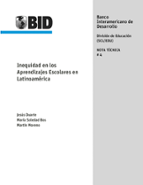 Inequidad en los aprendizajes escolares en Latinoamérica