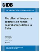 The Effect of Temporary Contracts on Human Capital Accumulation in Chile
