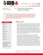 Measuring Education Quality in Brazil