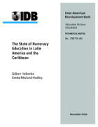 The State of Numeracy Education in Latin America and the Caribbean