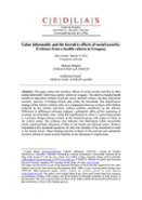 Labor Informality and the Incentive Effects of Social Security: Evidence from a Health Reform in Uruguay