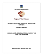 Vilmar Faría: Some Materials about His Life and His Work