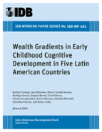 Gradientes de riqueza en el desarrollo cognitivo durante la primera infancia en cinco países de América Latina
