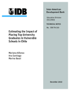 Estimating the Impact of Placing Top University Graduates in Vulnerable Schools in Chile