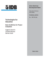 Technologies for Education: Basic Guidelines for Project Evaluation
