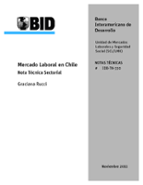 Mercado laboral en Chile: Nota técnica sectorial