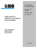 A New Context for Teachers in Latin America and the Caribbean