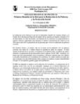 Diálogo regional de políticas: Primera reunión de la red para la reducción de la pobreza y la protección social