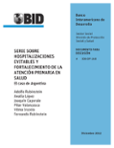 Serie sobre hospitalizaciones evitables y fortalecimiento de la atención primaria en salud: El caso de Argentina