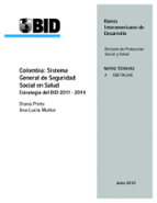 Colombia: Sistema general de seguridad social en salud. Estrategia del BID 2011-2014