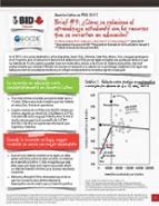 América Latina en PISA 2012: ¿Cómo se relaciona el aprendizaje estudiantil con los recursos que se invierten en educación?