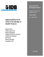 Applying Behavioral Tools to the Design of Health Projects