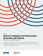 Breve 7: Explicit Priority Setting in New Zealand and the UK