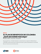 Breve 8: El plan de beneficios de Colombia: ¿Qué lecciones nos deja?