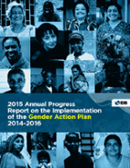 2015 Annual Progress Report on the Implementation of the Gender Action Plan for Operations (2014-2016)