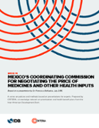 Breve 14: Mexico's Coordinating Commission for Negotiating the Price of Medicines and Other Health Inputs
