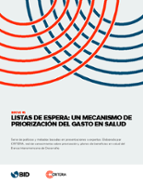 Breve 15: Listas de espera: Un mecanismo de priorización del gasto en salud