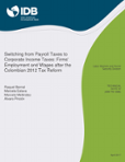 Switching from Payroll Taxes to Corporate Income Taxes