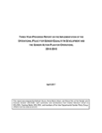 Three-year Progress Report on the Implementation of the Operational Policy for Gender Equality in Development and the Gender Action Plan for Operations 2014-2016