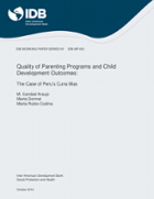 Quality of Parenting Programs and Child Development Outcomes: The Case of Peru's Cuna Mas
