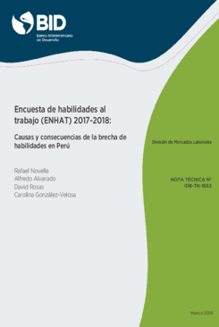 Encuesta de habilidades al trabajo (ENHAT) 2017-2018: Causas y consecuencias de la brecha de habilidades en Perú