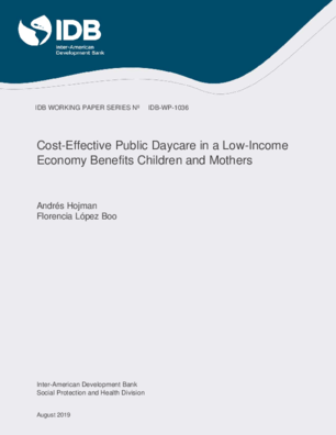 Cost-Effective Public Daycare in a Low-Income Economy Benefits Children and Mothers